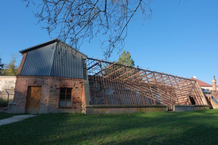 The old Baroque greenhouses