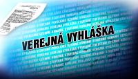 Verejná vyhláška