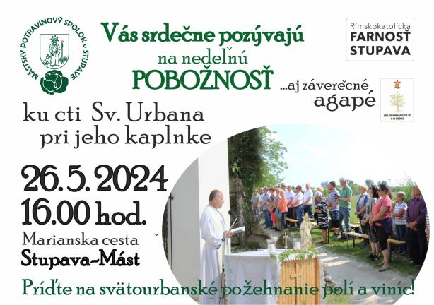 Svätourbanské požehnanie polí a viníc