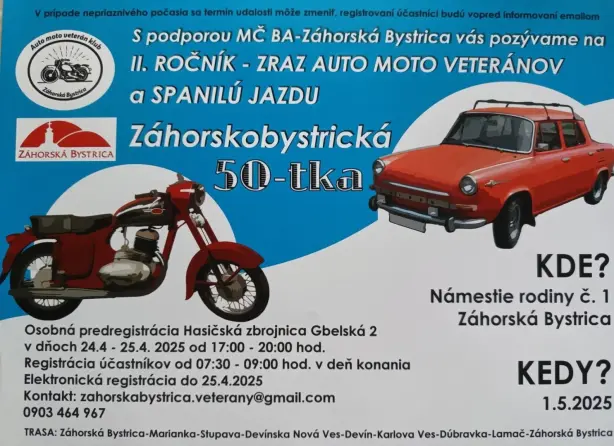 jazda veteránov