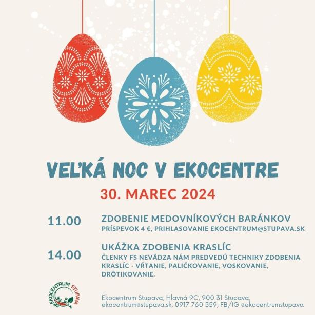 Veľká noc v Ekocentre 