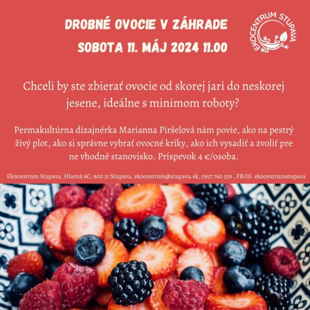 Ovocie od jari do jesene