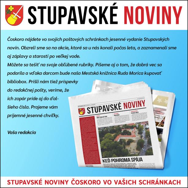 Stupavské noviny avízo