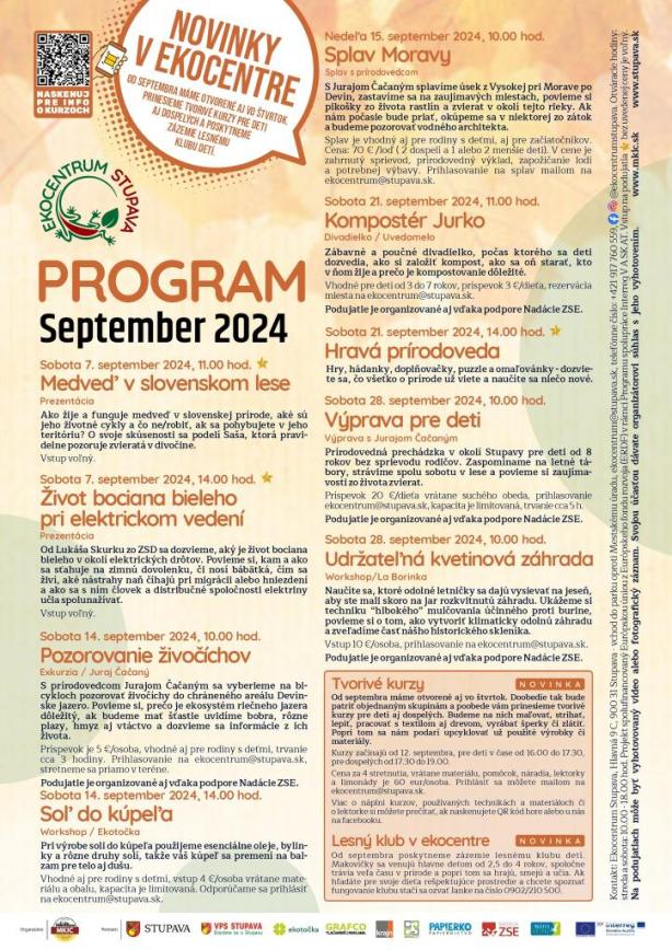 Septembrový program ekocentra