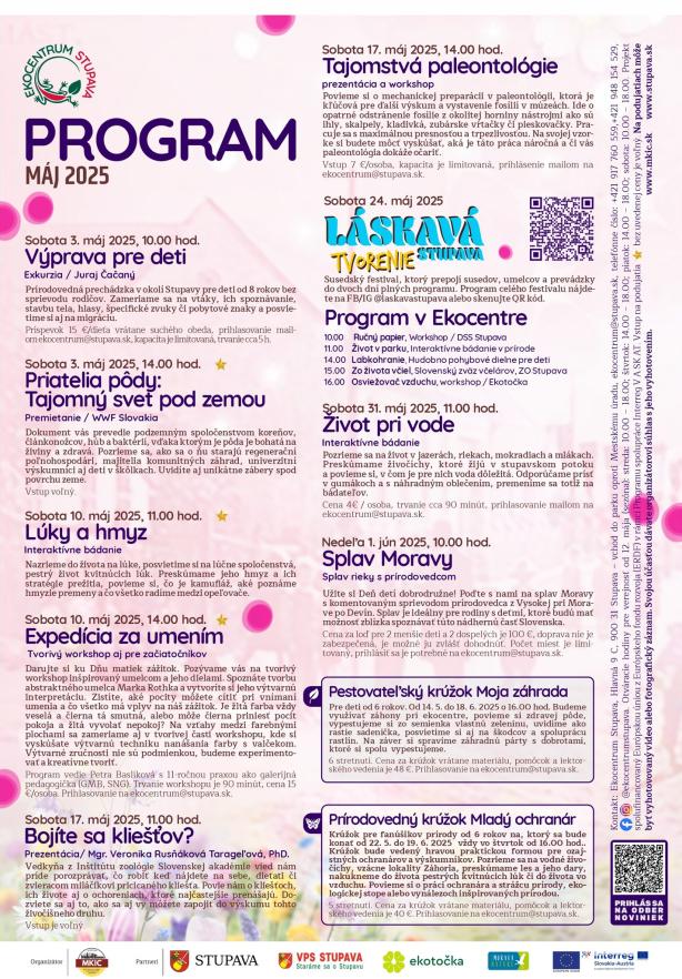 Májový program ekocentra 2025