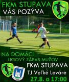 pozvánka na futbalový zápas