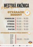 otváracie hodiny knižnice