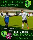 pozvánka na futbal
