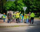 DETSKÁ DOPRAVNÁ HLIADKA V ULICIACH STUPAVY Foto: Peter Kubička