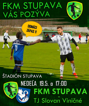 pozvánka na futbal