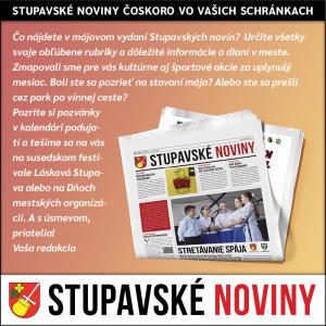 Noviny - máj avízo
