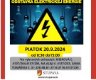 Odstávka elektrickej energie