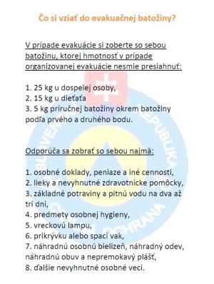 Evakuačná batožina