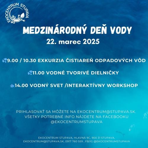 deń vody v ekocentre