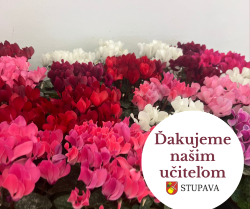 Ďakujeme učiteľom 