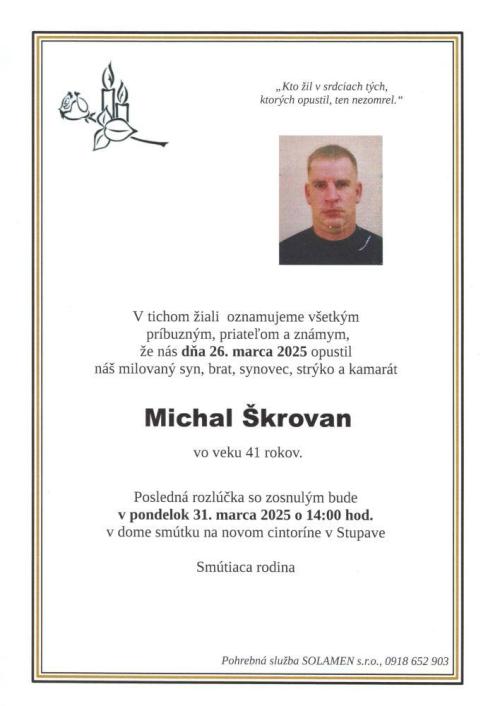 Michal Škrovan parte