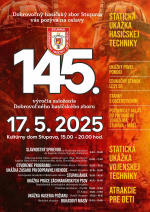 OSLAVY 145. VÝROČIA ZALOŽENIA DHZ Stupava