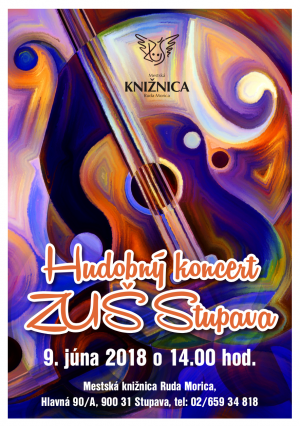 HUDOBNÝ KONCERT ZUŠ STUPAVA UŽ ZAJTRA