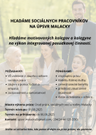 ponuka práce Úrad práce Malacky