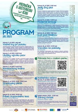 Program ekocentrum júl 2025