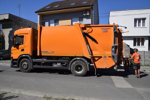 smetiarske auto - ilustračná fotka