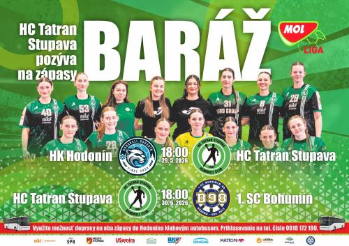 Baráž o postup do MOL ligy - plagát