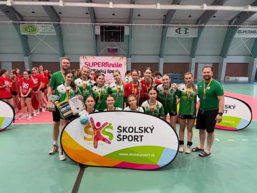 Žiačky z Handball Academy HC Tatran Stupava. Zdroj: HC Tatran Stupava
