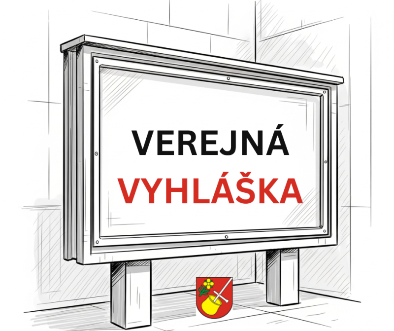 Verejná vyhláška - ilustračné foto