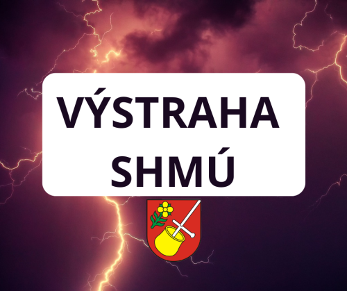 Výstraha SHMÚ búrky 