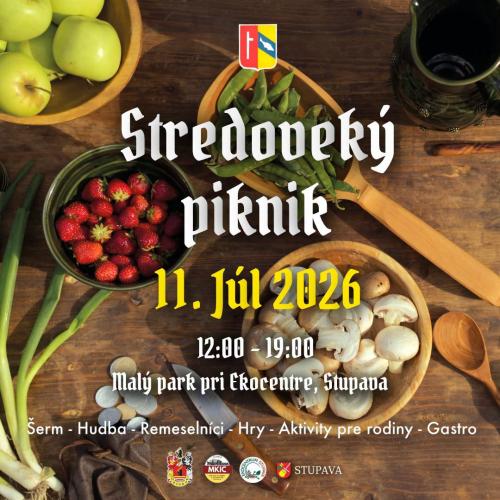Stredoveký piknik  - 11.júl 2026 12:00 -20:00, Malý park pri Ekocentre Stupava