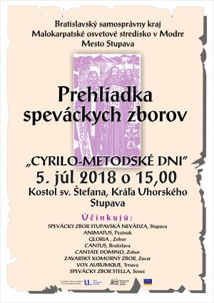 UŽ DNES – CYRILO-METODICKÉ DNI 2018 1