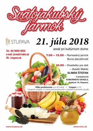 SVÄTOJAKUBSKÝ JARMOK – 21. júla 2018