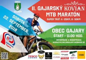 GAJARSKÝ KOVIAN MTB CYKLOMARATÁN