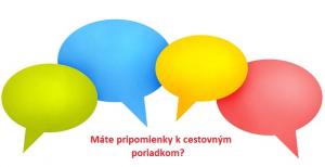 MÁTE PRIPOMIENKY K AKTUÁLNYM CESTOVNÝM PORIADKOM?