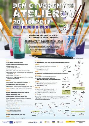 UŽ DNES DEŇ OTVORENÝCH ATELIÉROV 2018
