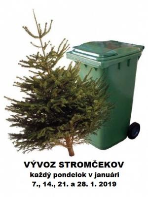 NEZABUDNITE - DNES POSLEDNÝ VÝVOZ VIANOČNÝCH STROMČEKOV