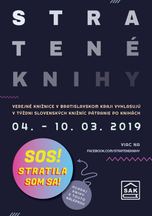 PÁTRANIE STÁLE POKRAČUJE - SOS! STRATILA SOM SA!