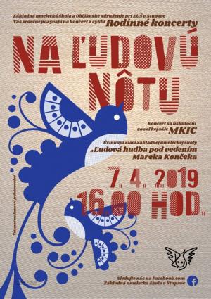 POZVÁNKA NA KONCERT Z CYKLU RODINNÉ KONCERTY