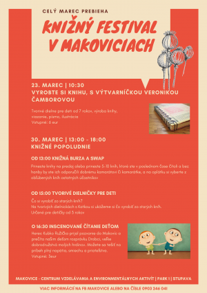 UŽ DNES KNIŽNÉ POPOLUDNIE V MAKOVICIACH