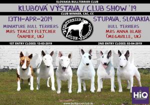 MEDZINÁRODNÁ KLUBOVÁ VÝSTAVA BULTERIÉROV