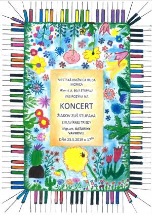 UŽ  DNES  KONCERT  ŽIAKOV  ZUŠ  STUPAVA