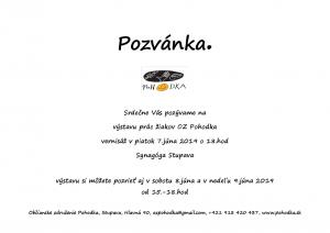 POZVÁNKA NA VERNISÁŽ OZ POHODKA