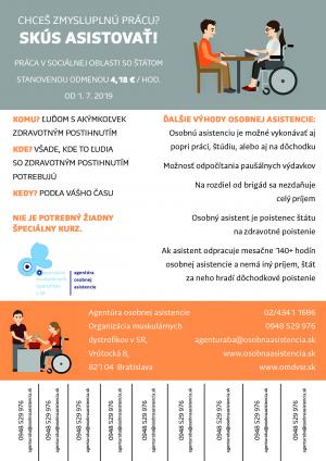 PONUKA PRÁCE - OSOBNÍ ASISTENTI