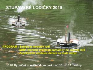 UŽ DNES STUPAVSKÉ LODIČKY 2019