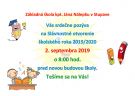 SLÁVNOSTNÉ OTVORENIE NOVÉHO ŠKOLSKÉHO ROKA