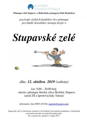 PETANGOVÝ TURNAJ O STUPAVSKÉ ZELÉ