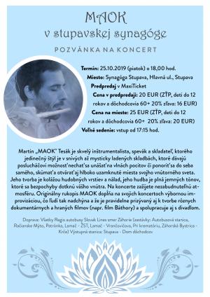 MAOK V STUPAVSKEJ SYNAGÓGE