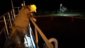 VÝMENA POTRUBIA USKLADŇOVACEJ NÁDRŽE