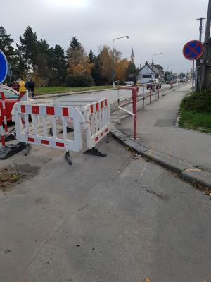 OZNAM O ZAČATÍ STAVEBNÝCH PRÁC V ÚSEKU NA HLAVNEJ