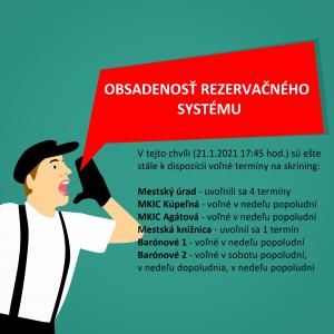 VOĽNÉ TERMÍNY K DISPOZÍCII